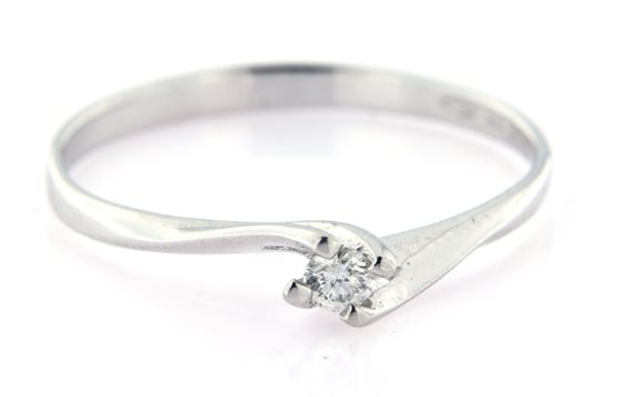 Anneau L'Indiana Femme in Or blanc Diamante ART. 017 - ART. 017